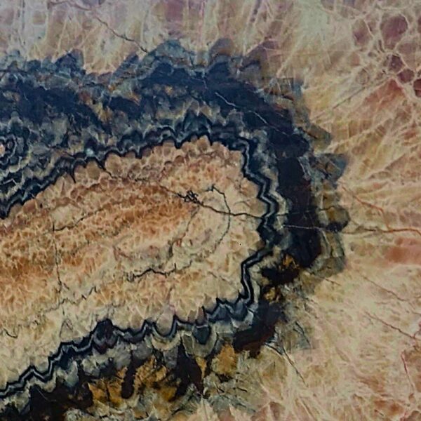 Orange Marble with vibrant orange tones and natural veining, perfect for elegant flooring, wall cladding, and countertops.