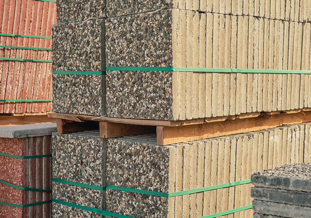 Iranian stones being extracted from quarries, ready for processing and global export