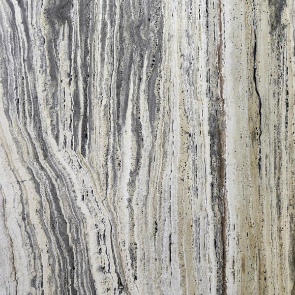 Stone Travertine Silver